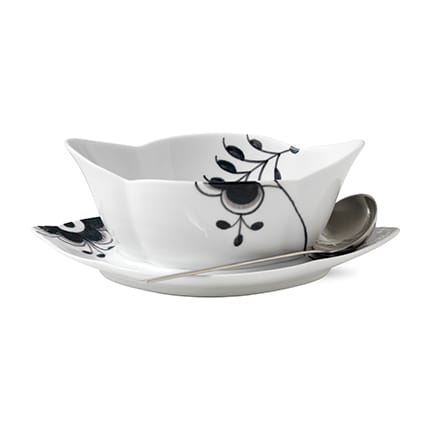 Black Fluted Mega Sauciere schwarz, 55cl Royal Copenhagen