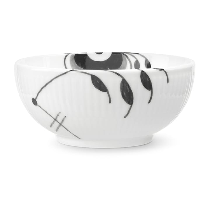 Black Fluted Mega Schale, Ø 11,5 cm Royal Copenhagen