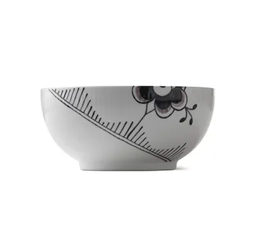 Black Fluted Mega Schale - Ø18 cm - Royal Copenhagen