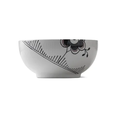 Black Fluted Mega Schale - Ø18 cm - Royal Copenhagen