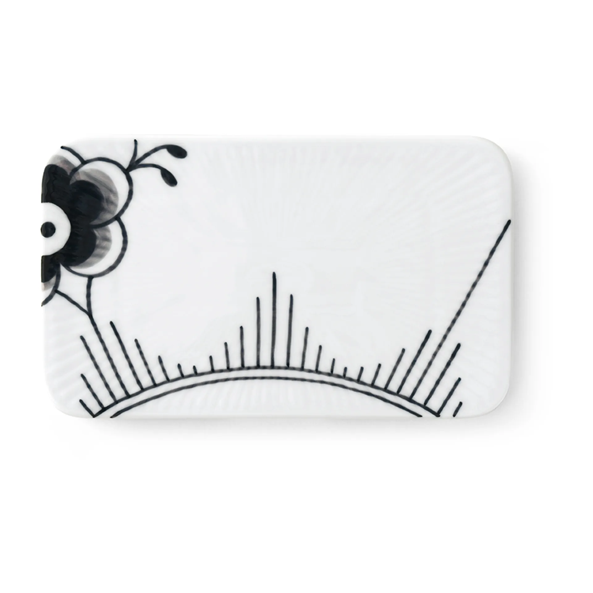 Black Fluted Mega Serviertasse, 15,5 cm Royal Copenhagen