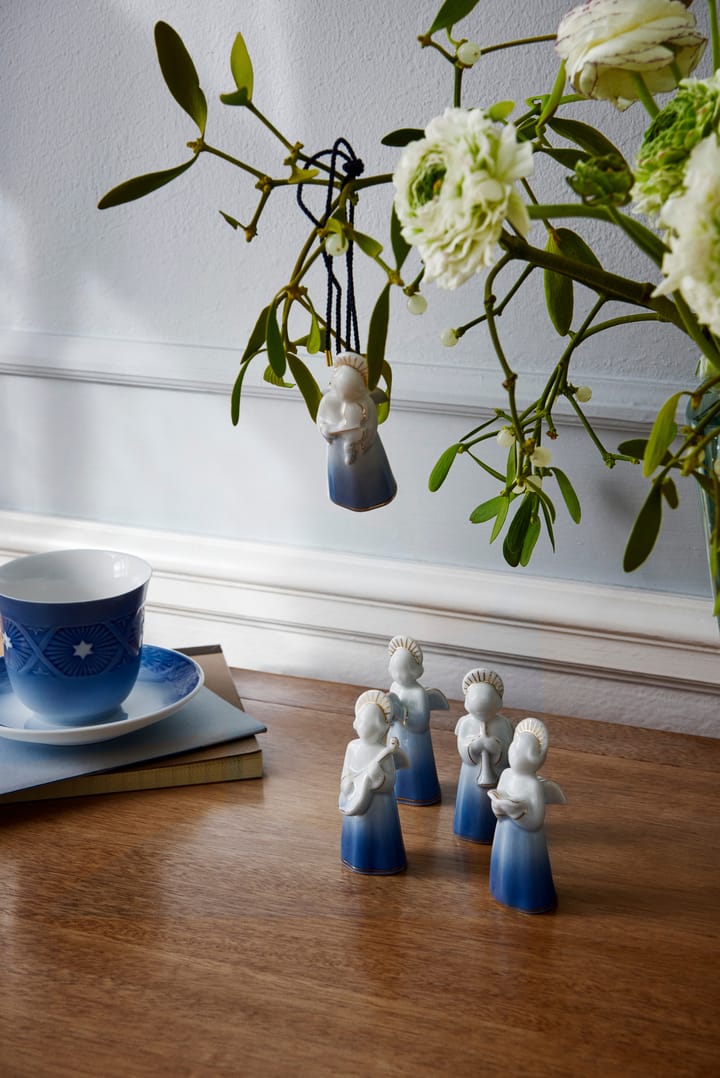 Blue Collectibles 2023 Figur, Engel mit Zimbel 9,5cm Royal Copenhagen