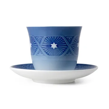 Blue Collectibles 2023 Tasse 26 cl & Teller Ø15,5cm - Blau-weiß - Royal Copenhagen