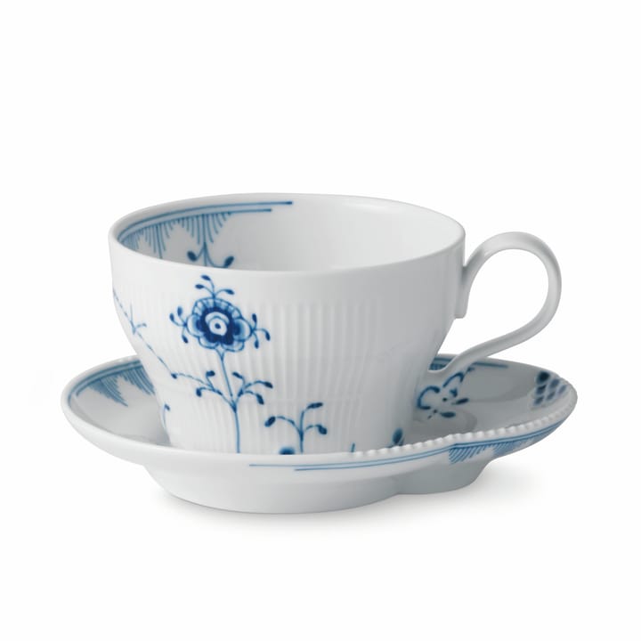 Blue Elements Tasse mit Untersetzer 26cl - 26cl - Royal Copenhagen