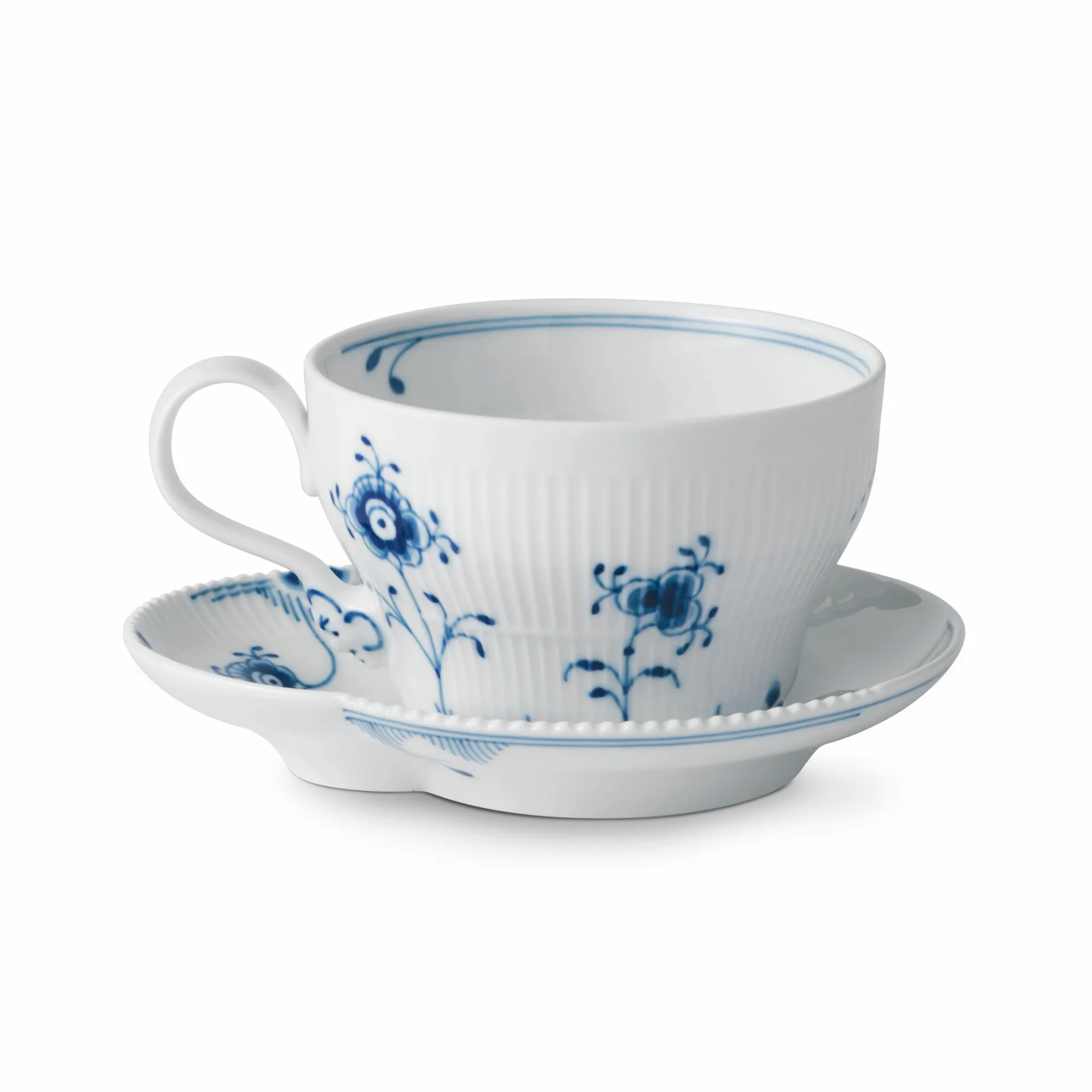 Blue Elements Tasse mit Untersetzer 26cl, 26cl Royal Copenhagen