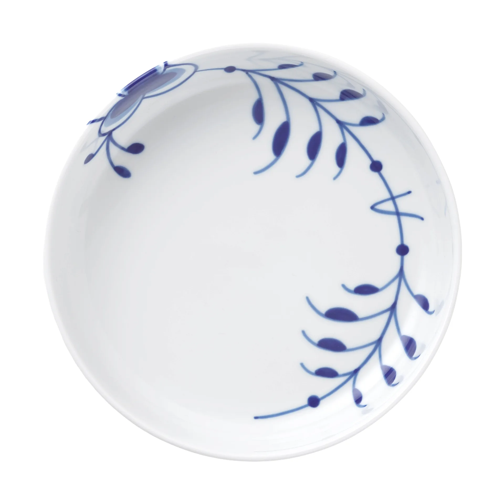 Blue Fluted Mega Auflaufform Ø18,5 cm, White-blue Royal Copenhagen