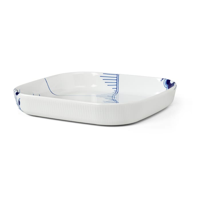 Blue Fluted Mega Auflaufform viereckig, 30 x 30 cm Royal Copenhagen