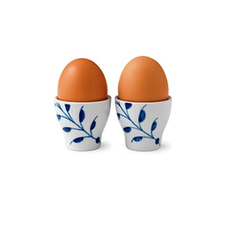 Blue Fluted Mega Eierbecher 2er Pack, 4,8cm Royal Copenhagen