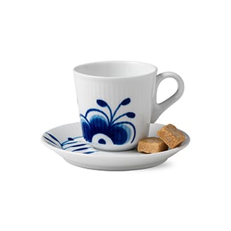 Blue Fluted Mega Espressotasse, 9cl Royal Copenhagen