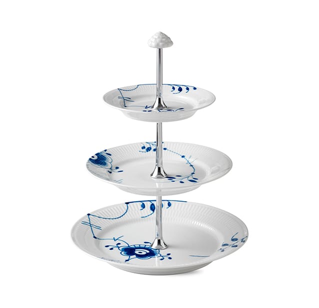 Blue Fluted Mega Etagere - 35cm - Royal Copenhagen