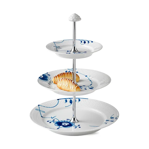 Blue Fluted Mega Etagere, 35cm Royal Copenhagen