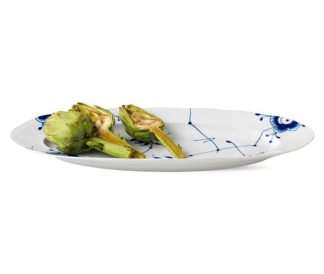 Blue Fluted Mega Fischteller, Ø 60cm Royal Copenhagen