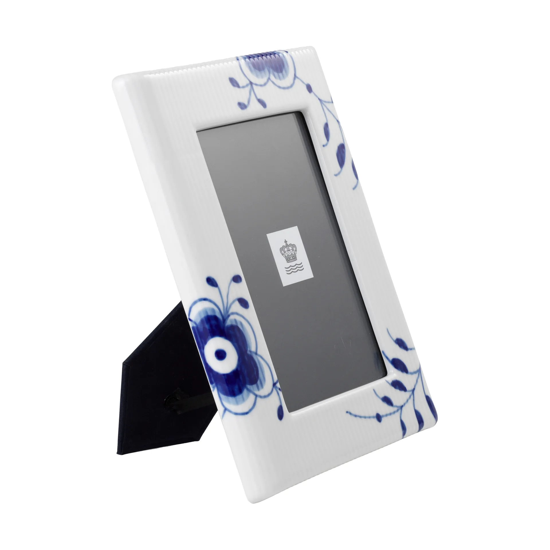 Blue Fluted Mega Fotorahmen 16,5x21 cm, White-blue Royal Copenhagen