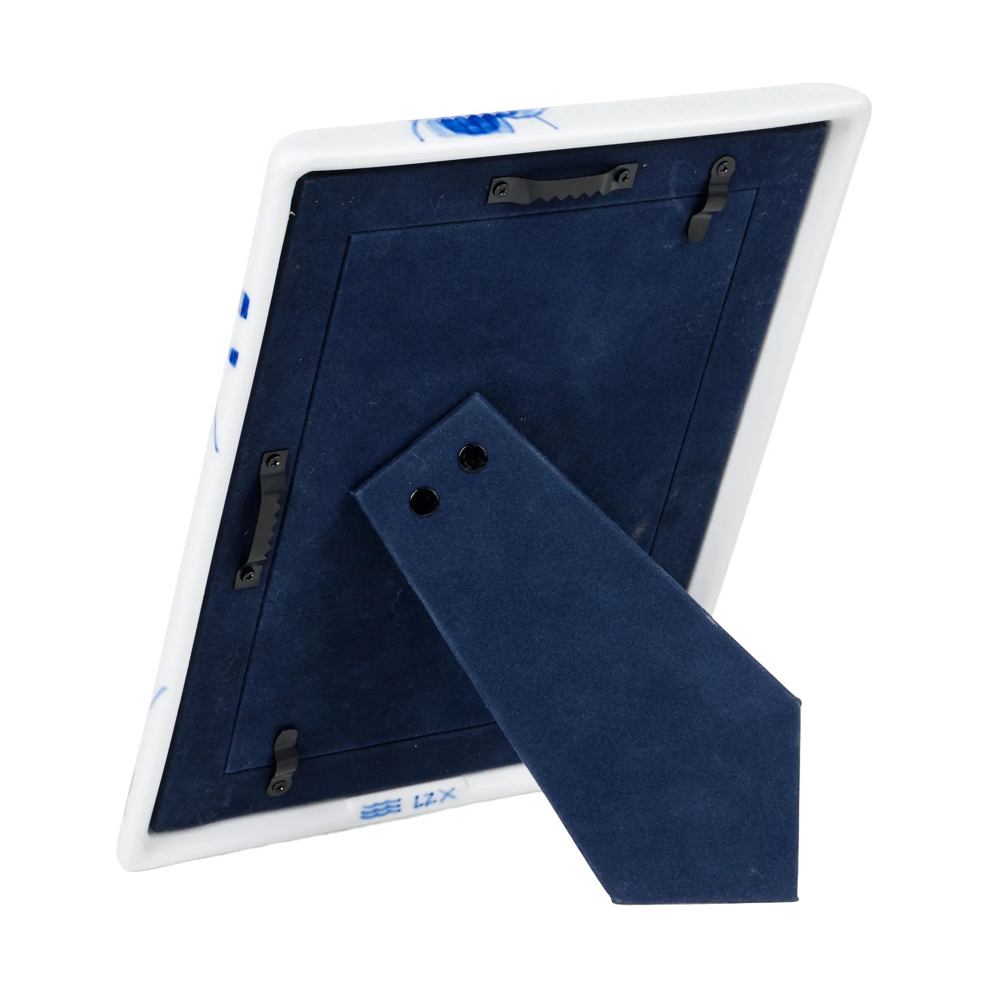 Blue Fluted Mega Fotorahmen 16,5x21 cm, White-blue Royal Copenhagen