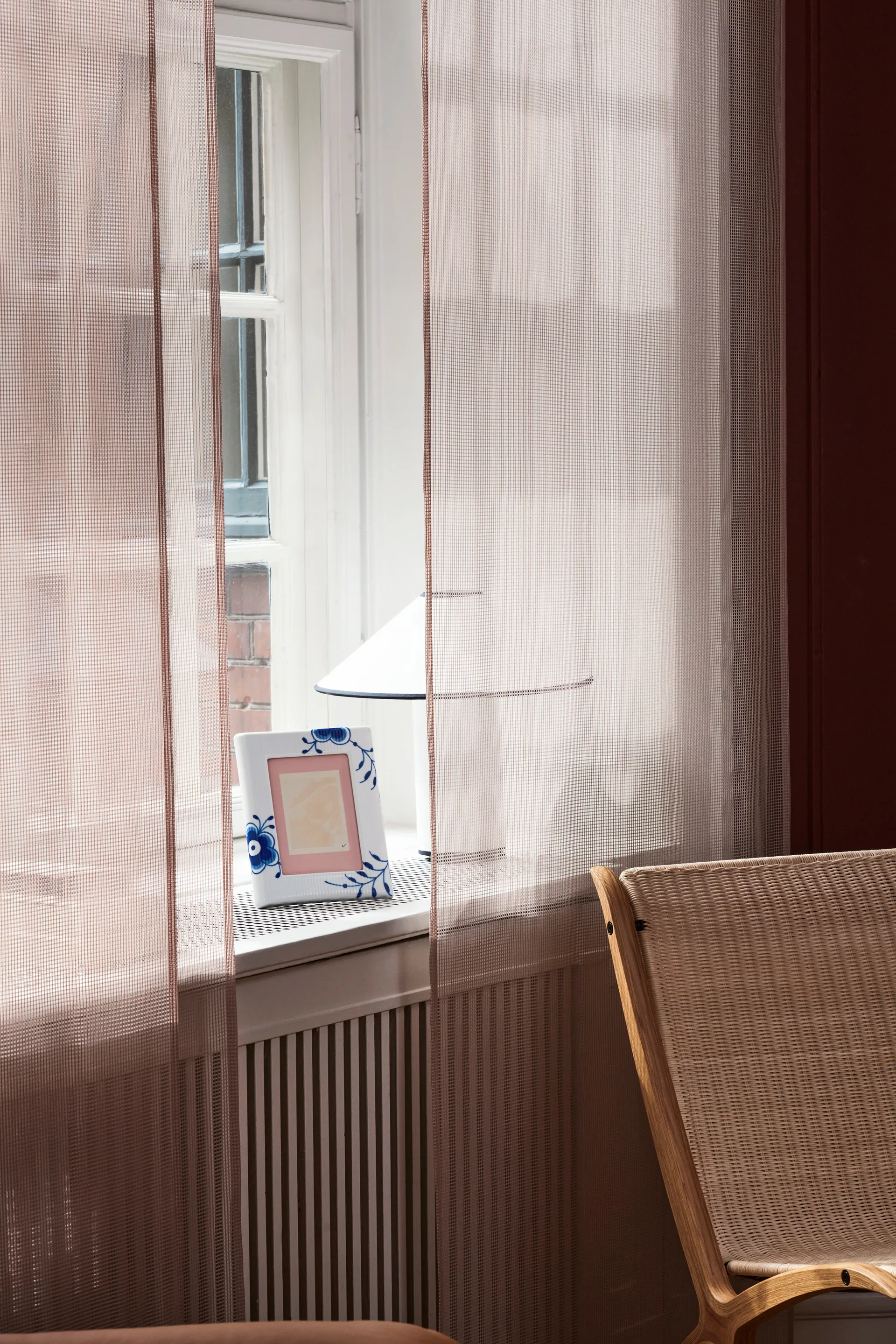 Blue Fluted Mega Fotorahmen 16,5x21 cm, White-blue Royal Copenhagen