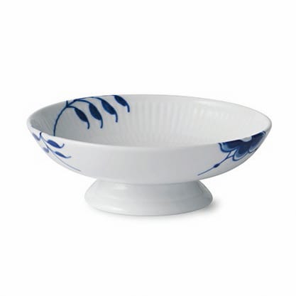 Blue Fluted Mega Schale auf Fuß, 17cm Royal Copenhagen