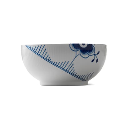 Blue Fluted Mega Schale gerippt - Ø 18cm - Royal Copenhagen