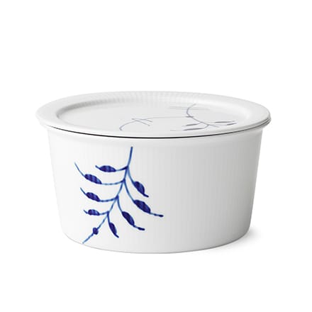 Blue Fluted Mega Schale mit Deckel, 100cl Royal Copenhagen