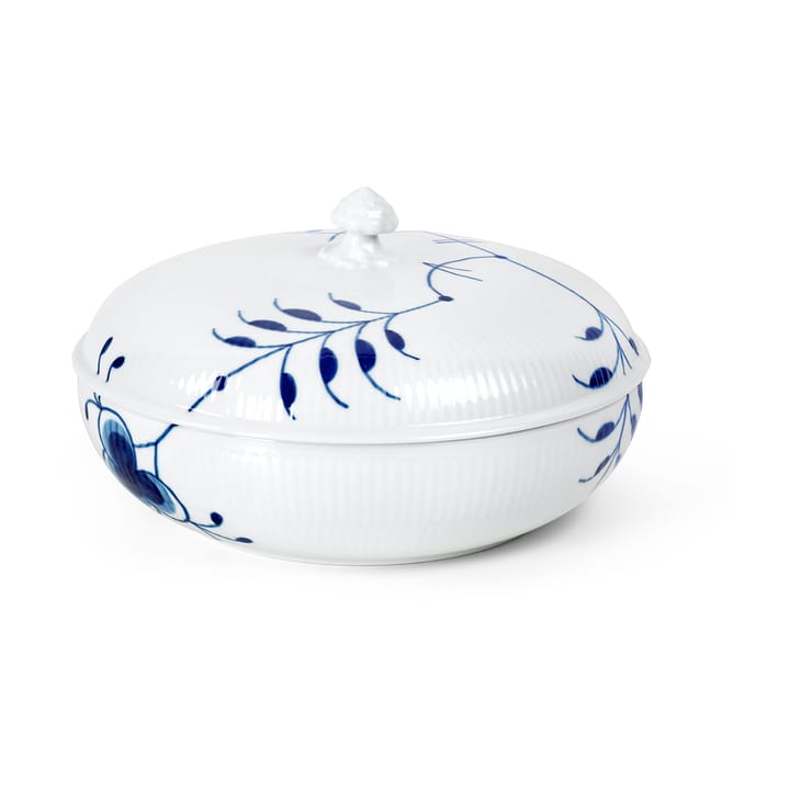 Blue Fluted Mega Schale mit Deckel, 130 cl Royal Copenhagen