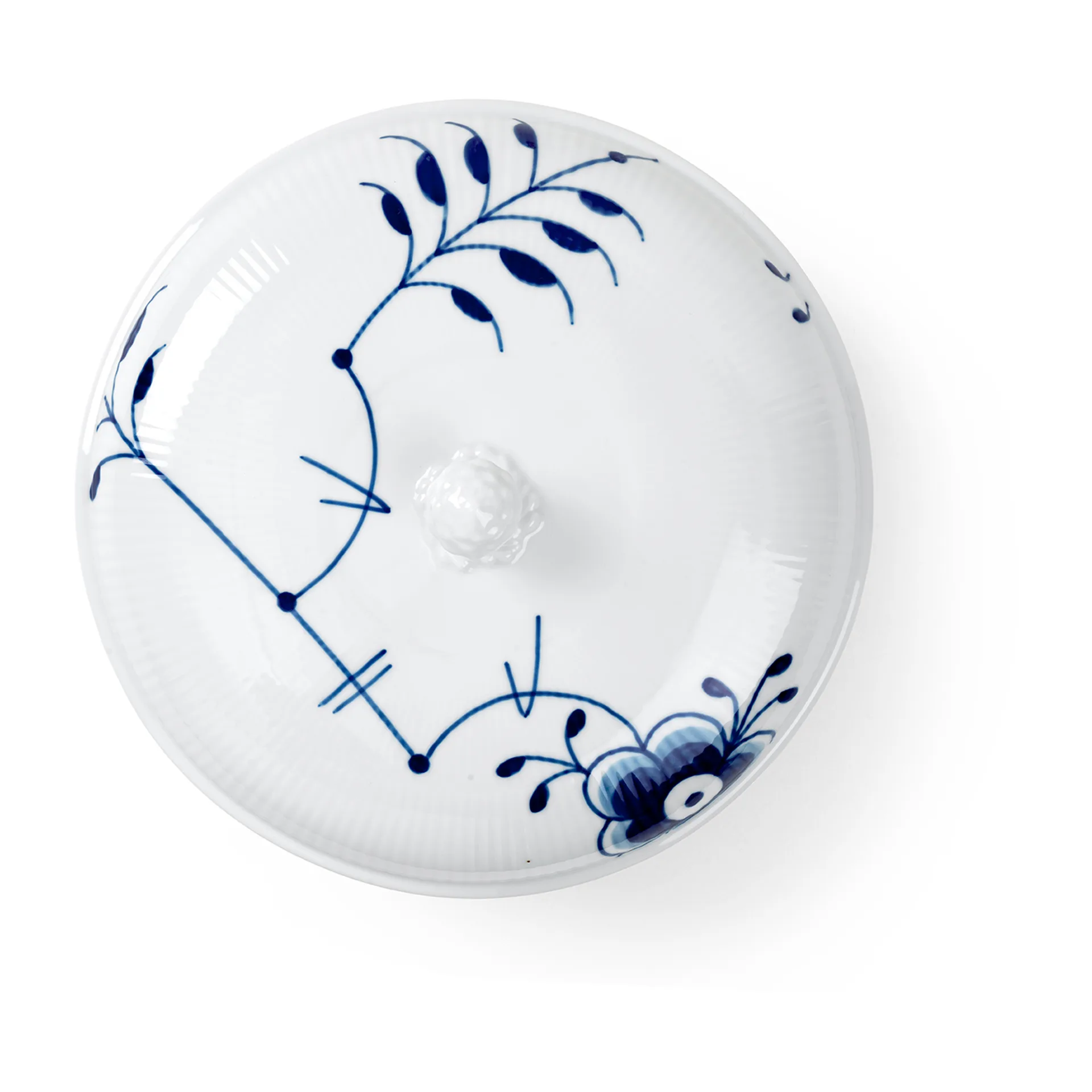 Blue Fluted Mega Schale mit Deckel, 130 cl Royal Copenhagen