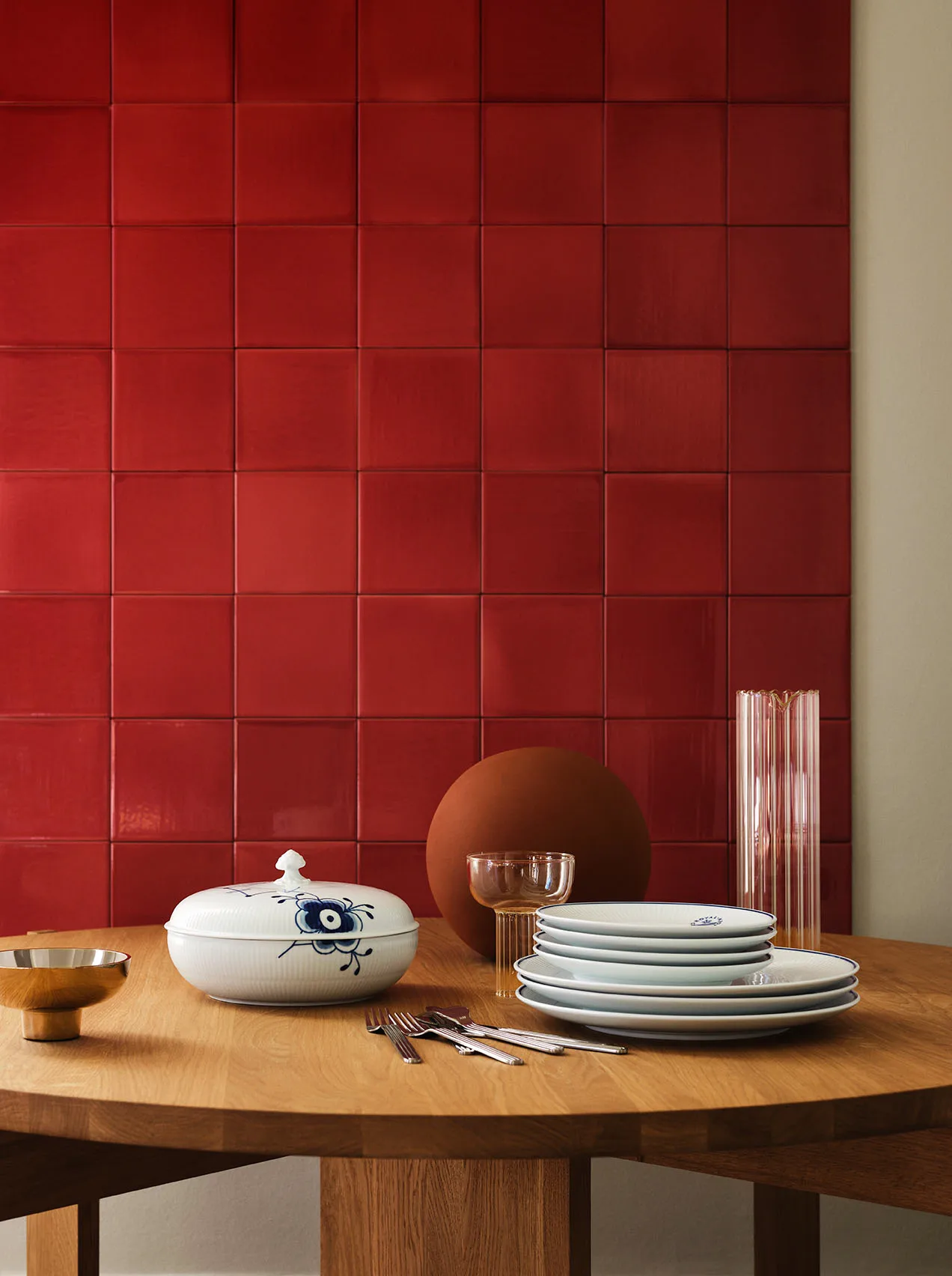 Blue Fluted Mega Schale mit Deckel, 130 cl Royal Copenhagen