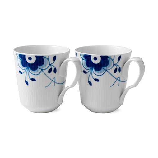 Blue Fluted Mega Tasse 2er Pack - 37cl - Royal Copenhagen