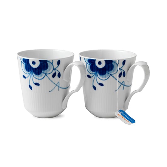 Blue Fluted Mega Tasse 2er Pack, 37cl Royal Copenhagen