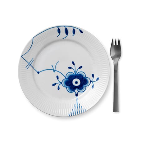 Blue Fluted Mega Teller 6, Ø 19cm Royal Copenhagen