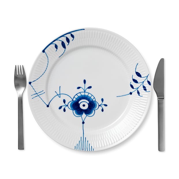 Blue Fluted Mega Teller 6, Ø 27cm Royal Copenhagen