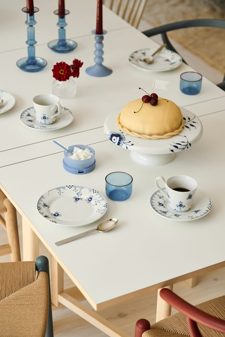 Blue Fluted Mega Teller auf Fuß, 29,5cm Royal Copenhagen