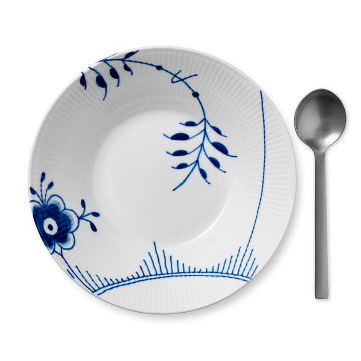 Blue Fluted Mega tiefer Teller 2, 24cm Royal Copenhagen
