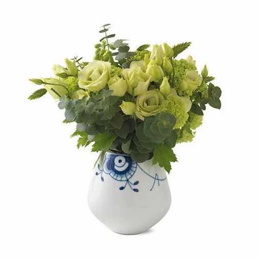 Blue Fluted Mega Vase, 12cm Royal Copenhagen