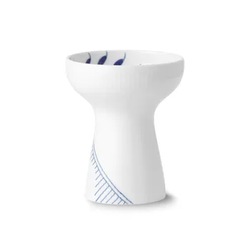 Blue Fluted Mega Vase geöffnet - 15cm - Royal Copenhagen