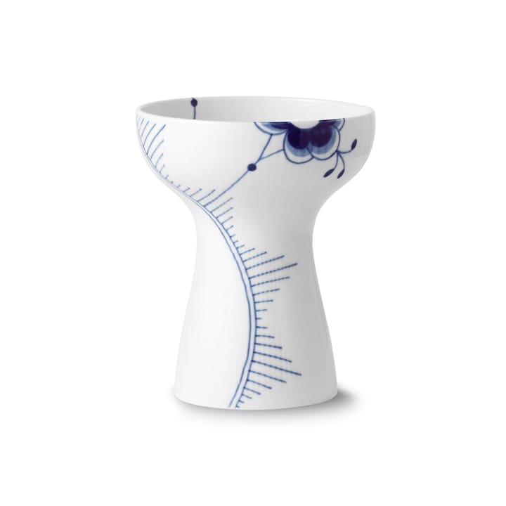 Blue Fluted Mega Vase geöffnet, 19cm Royal Copenhagen