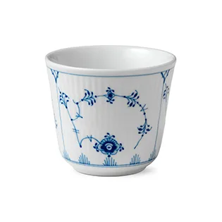 Blue Fluted Plain Isolierbecher gerippt - 26cl - Royal Copenhagen