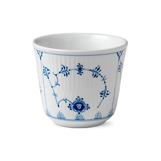 Blue Fluted Plain Isolierbecher gerippt, 26cl Royal Copenhagen
