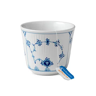 Blue Fluted Plain Isolierbecher gerippt, 26cl Royal Copenhagen