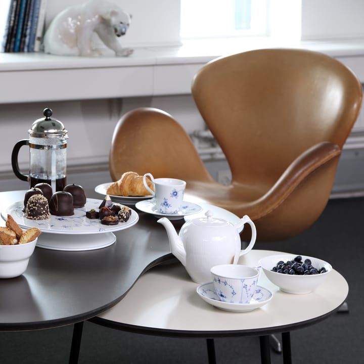 Blue Fluted Plain Teetasse gerippt, 28cl Royal Copenhagen
