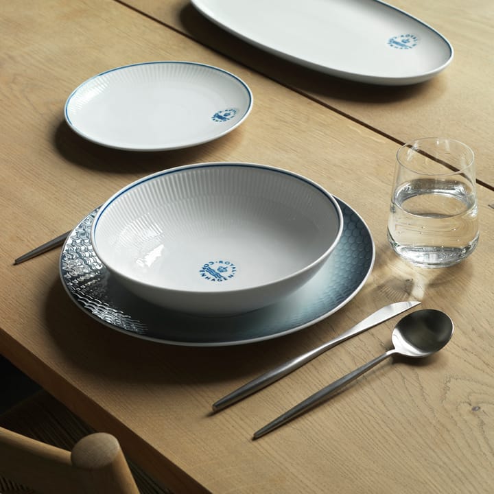 Blueline Schale 110cl, Weiß-blau Royal Copenhagen