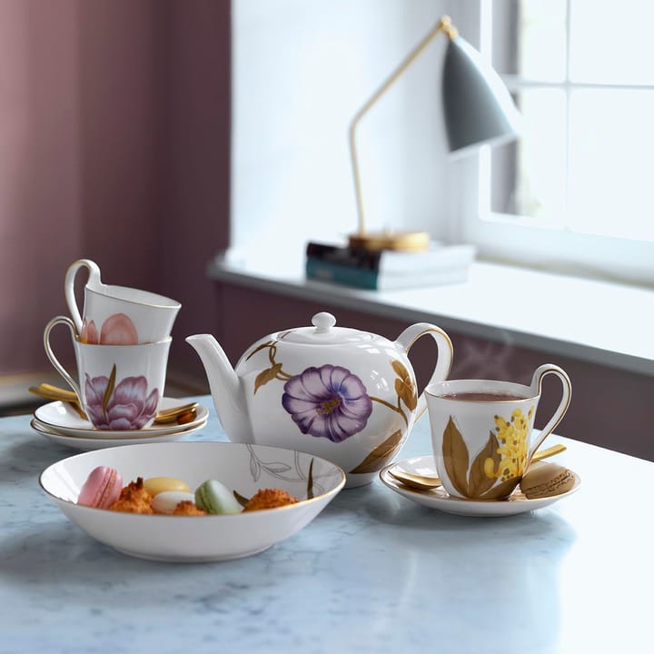 Flora Tasse mit Untertasse, Iris Royal Copenhagen