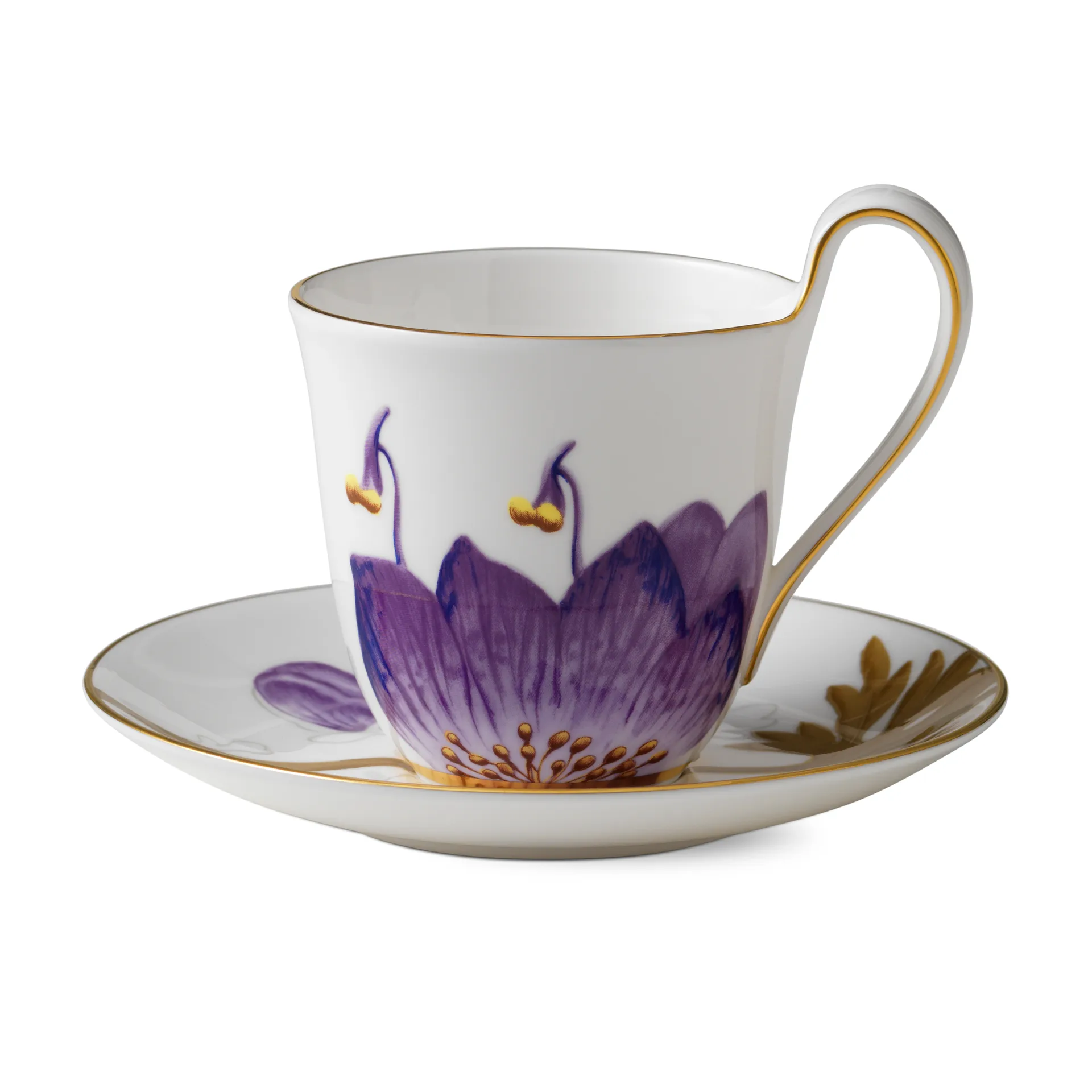 Flora Tasse mit Untertasse, Pansy Royal Copenhagen