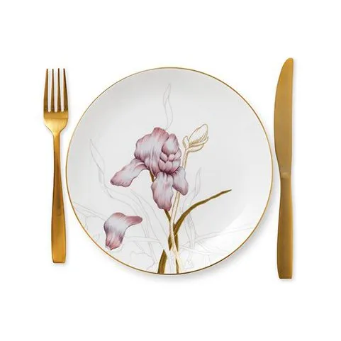 Flora Teller Ø 22cm, Iris Royal Copenhagen
