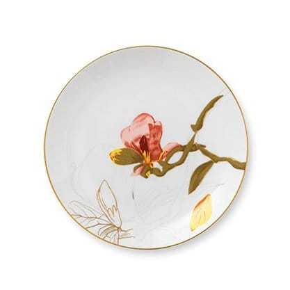 Flora Teller Ø 22cm - Magnolie - Royal Copenhagen