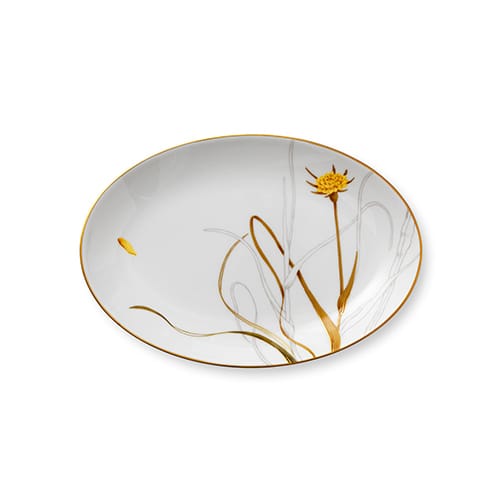 Flora Teller oval 26cm - Löwenzahn - Royal Copenhagen