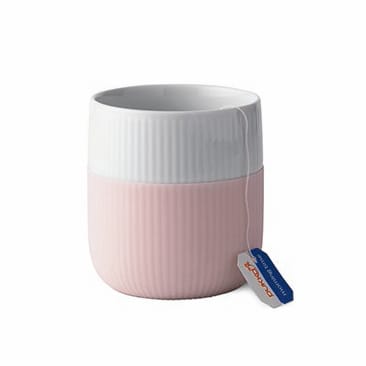 Fluted Contrast Becher, Dahliarosa (hellpink) Royal Copenhagen