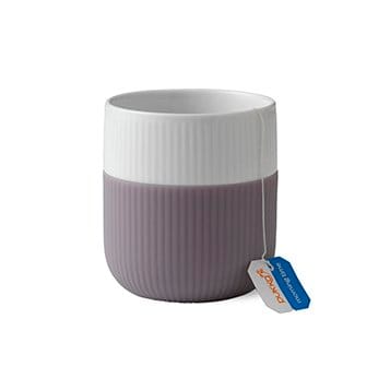 Fluted Contrast Becher, Heide Royal Copenhagen