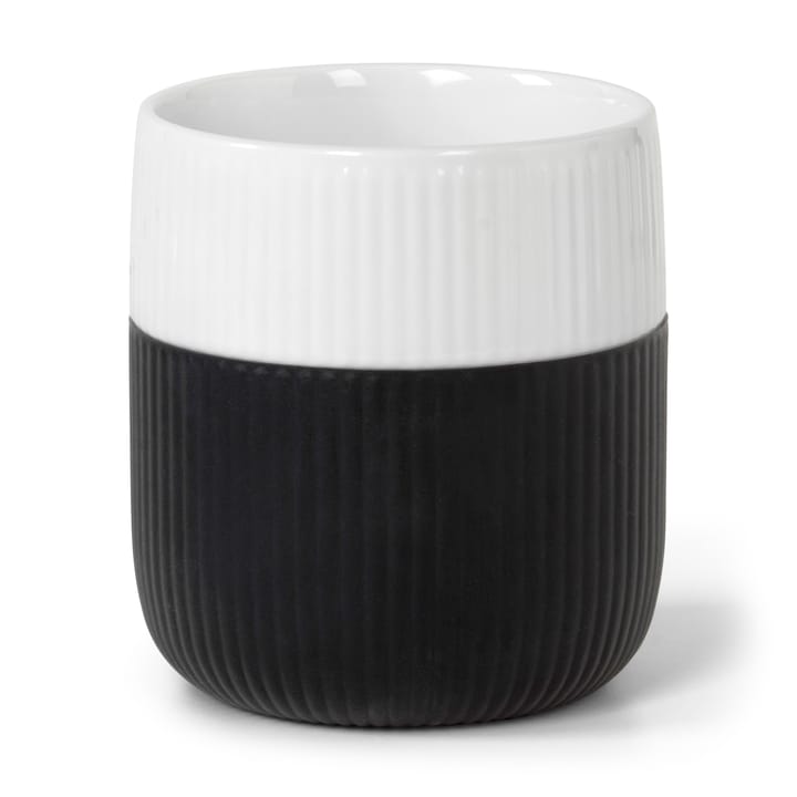 Fluted Contrast Becher - Jet - Royal Copenhagen