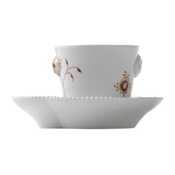 Multicoloured Elements mocca Espressotasse und Teller - 10cl - Royal Copenhagen
