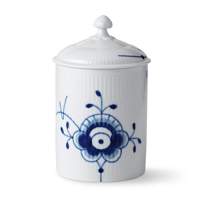 Musselmalet mega blau Dose mit Deckel, 16cm Royal Copenhagen