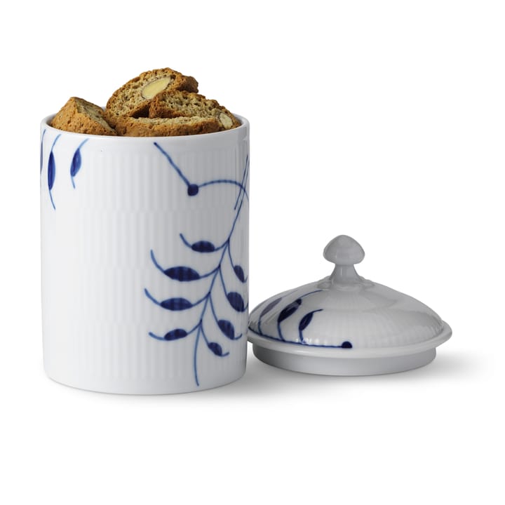 Musselmalet mega blau Dose mit Deckel, 16cm Royal Copenhagen